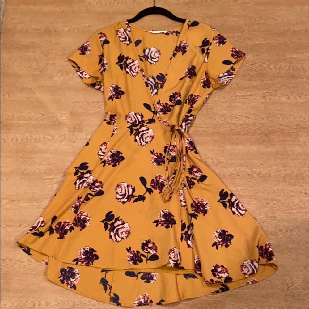Floral Wrap Dress